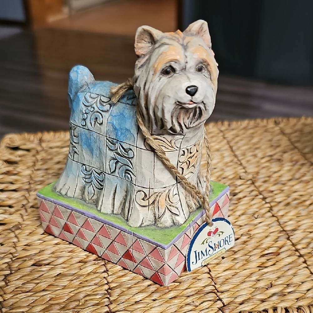 Jim Shore Heartwood Creek Collection PJ the Yorkie